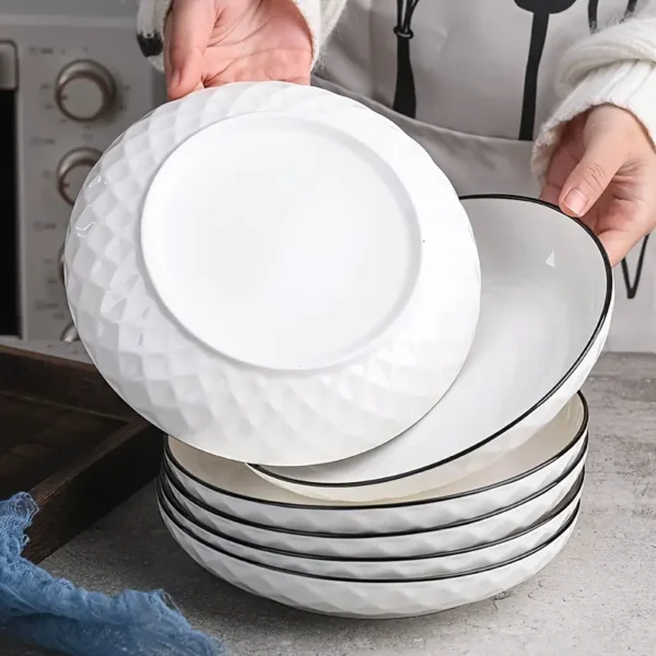 074a125f-4caf-4659-8a3d-123732215191 6pcs Ceramic Serving Plate Set