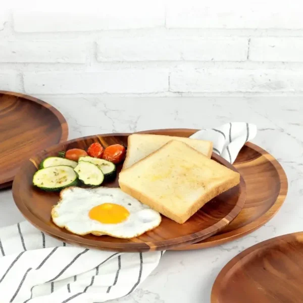 39f2b2b569884ee1af4e86b9601b2189-goods 4pcs Wooden Plates