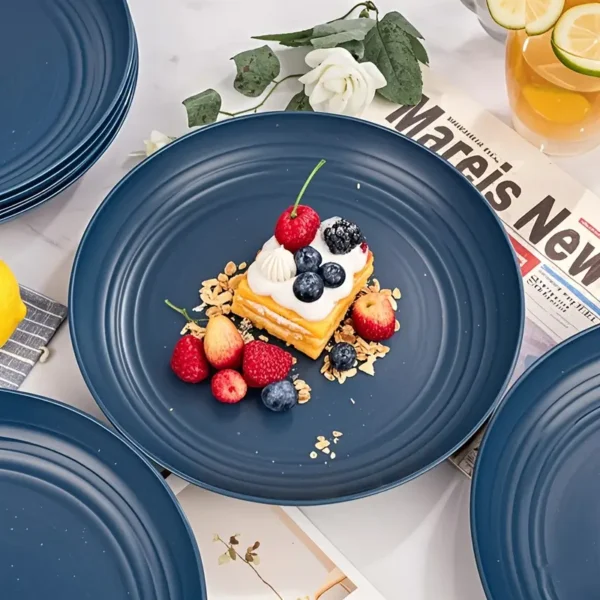 704b5bb1-c56c-4a5c-be74-38474d15e462 16pcs Round Striped Dinnerware Set