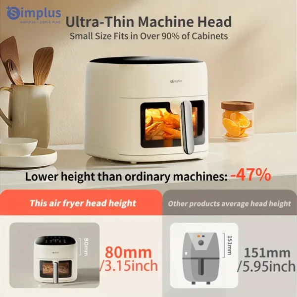 8736fc7c-41ea-4ae1-ba22-a65d4803ccb2 Simplus 6L Large Capacity Air Fryer