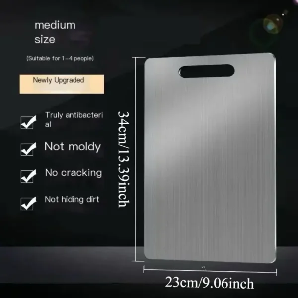 963d0c1caf4242fd961e1c131f23daa2-goods 2025 Advanced Stainless Steel Cutting Board