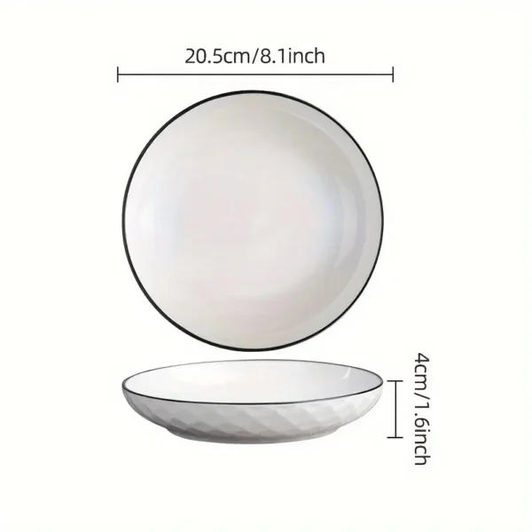 9e97ab38-761a-4cc9-b1e8-df533497f808 6pcs Ceramic Serving Plate Set