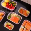 ac89bdf8-bc4c-407c-a1f3-fda3dc784c30 4pcs Set Microwave Safe Food Storage Containers