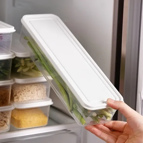8pcs Food-Grade Rectangular Storage Containers
