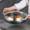 f4d7f982-16fb-4023-98b8-e3ae6909b9a3 Silver Double-Sided Honeycomb Frying And Boiling Pot